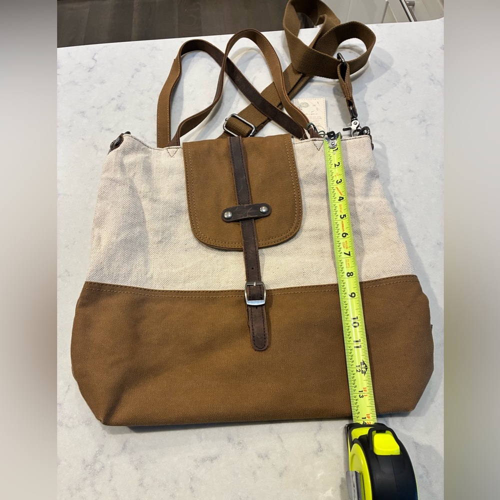 TSD Brand Khaki Tote Bag